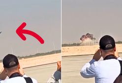 Katastrofa lotnicza w Dubaju. Świadek nagrał moment wypadku