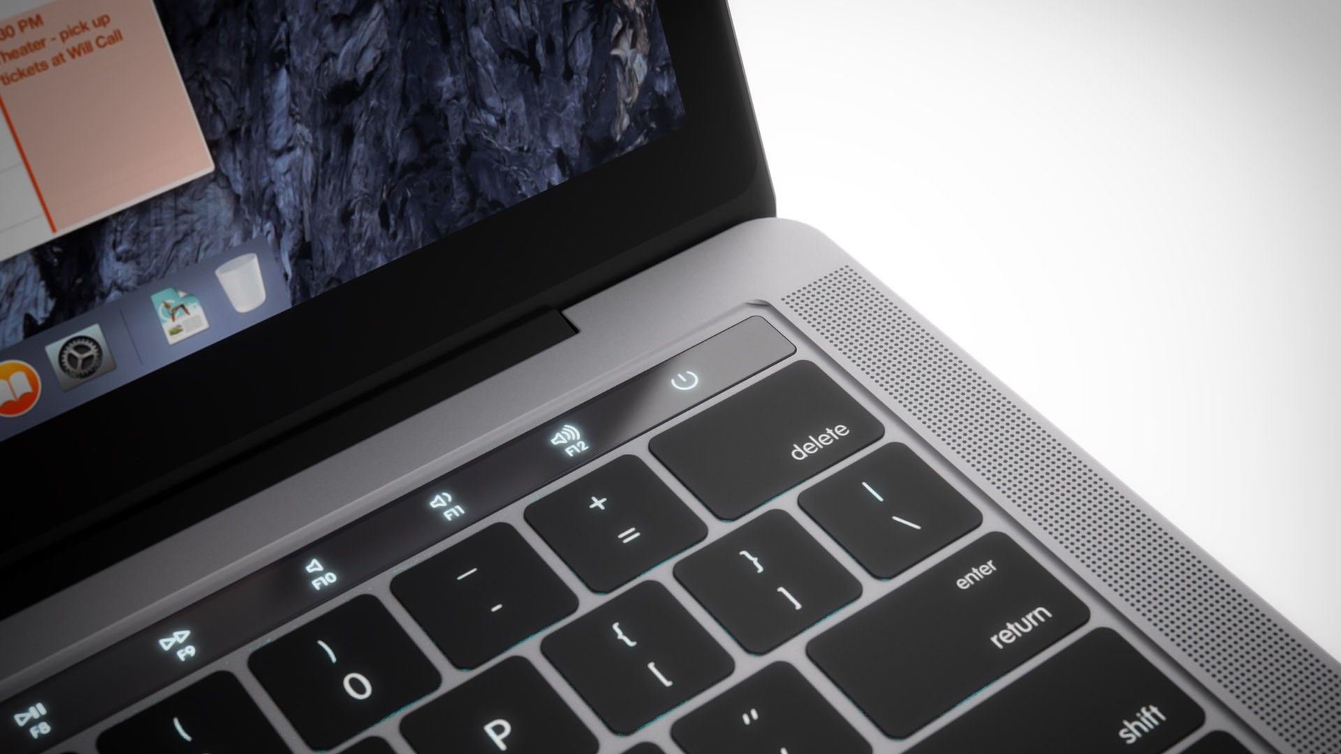 Nowe MacBooki: ekran OLED i skaner linii papilarnych w przycisku zasilania 2