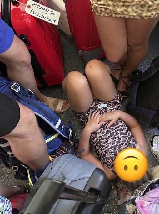 Zdjęcie z pociągu relacji Poznań-Świnoujście