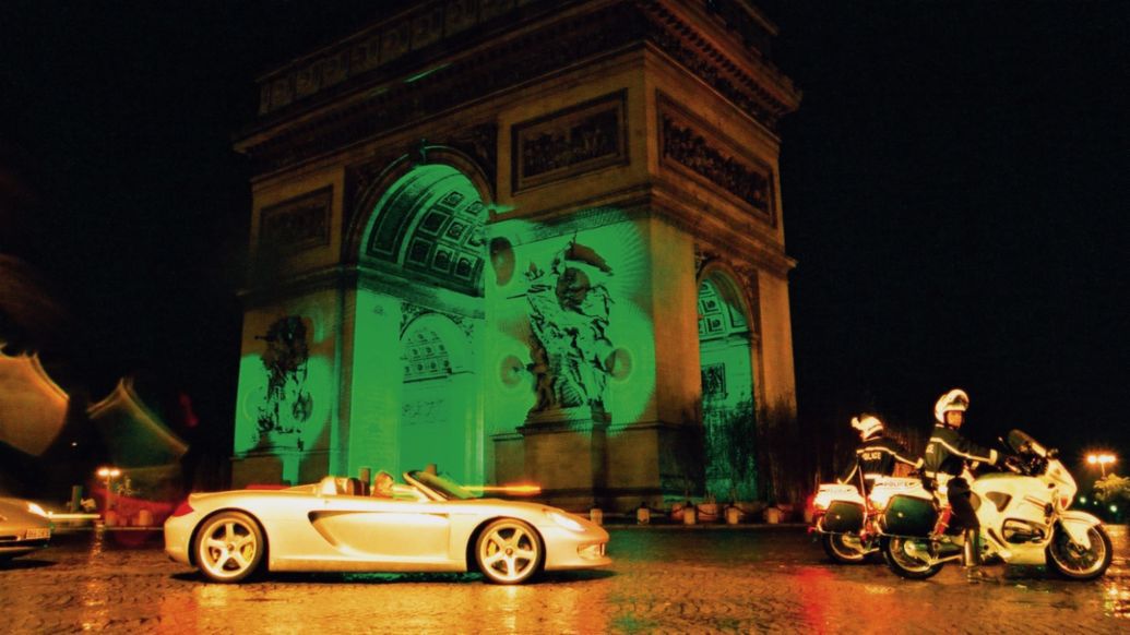 Porsche Carrera GT w Paryżu (2000)