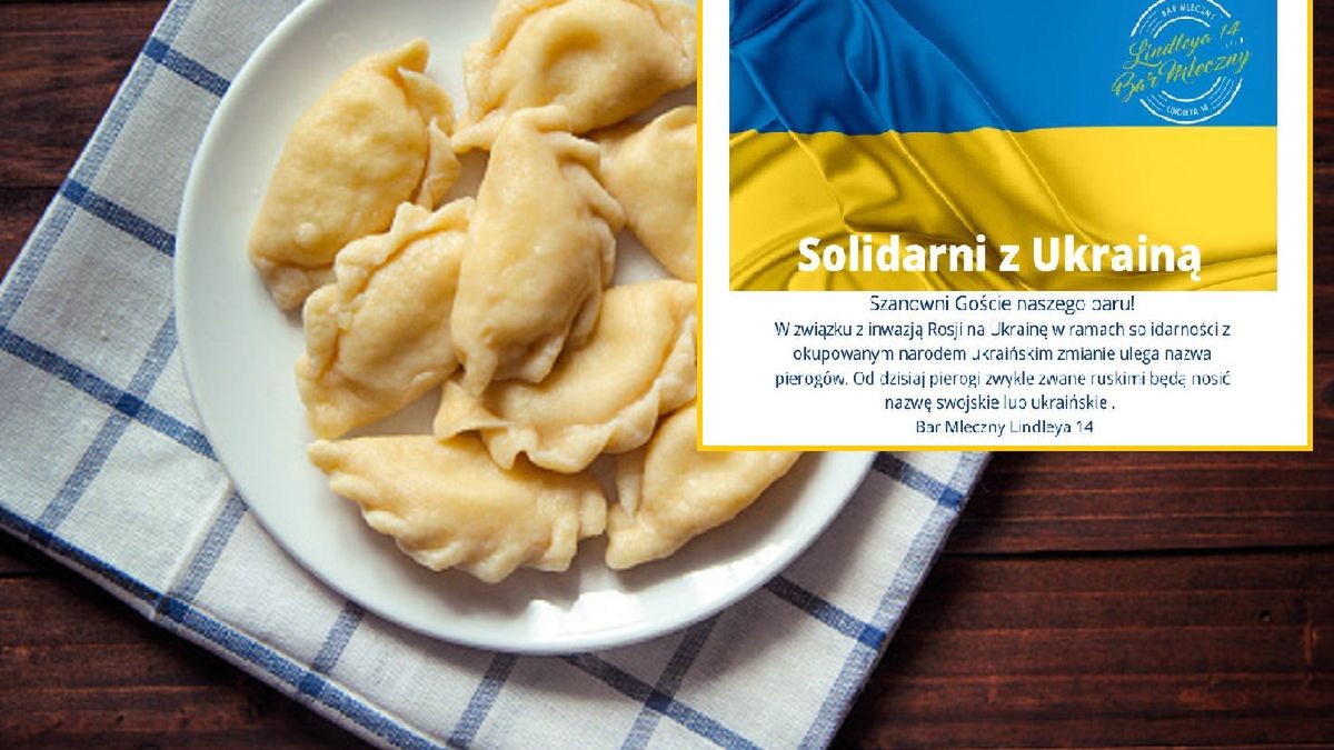 Słynne pierogi ruskie zmieniają nazwę