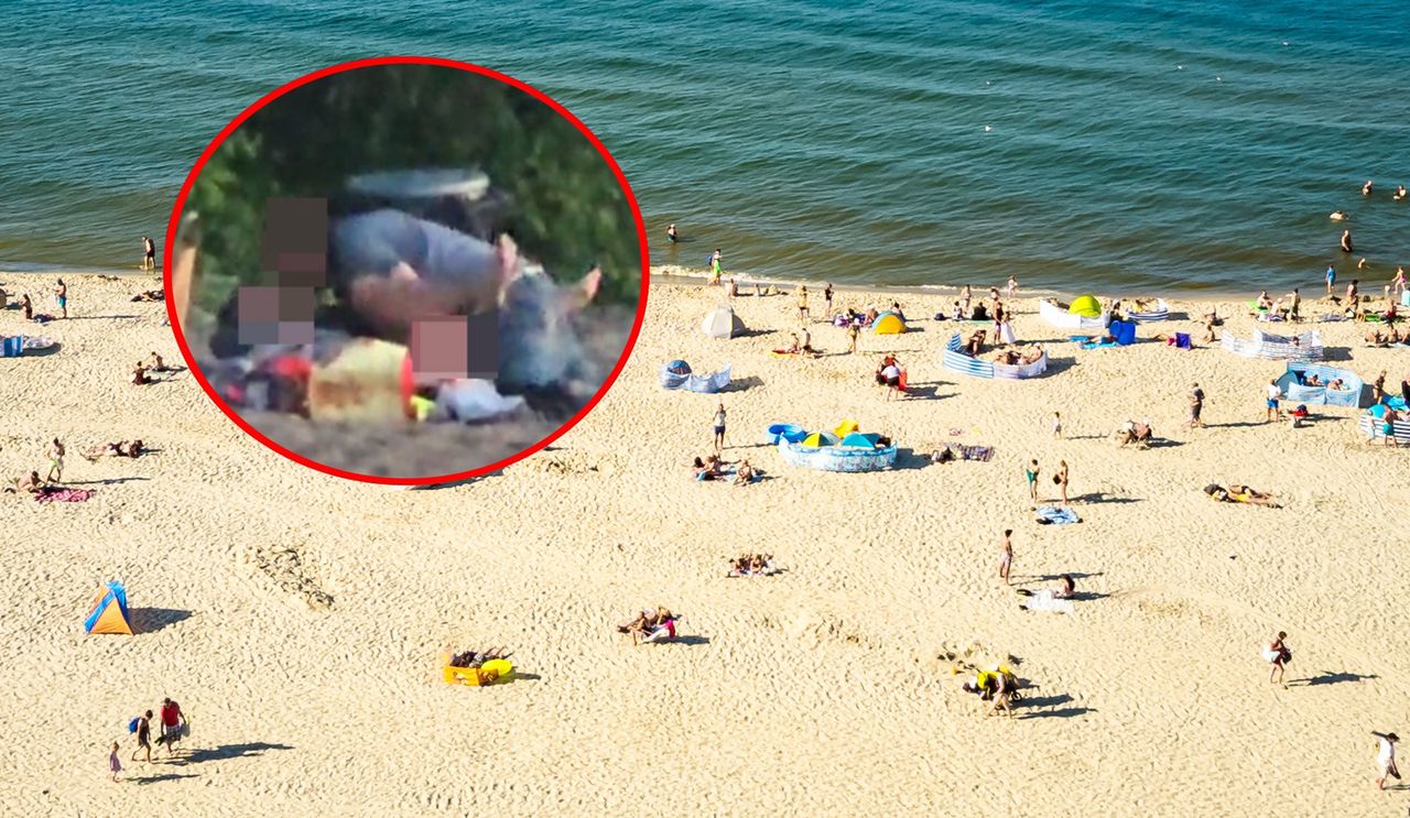 Seks na plaży w Ustroniu Morskim. Turyści zrobili zdjęcie