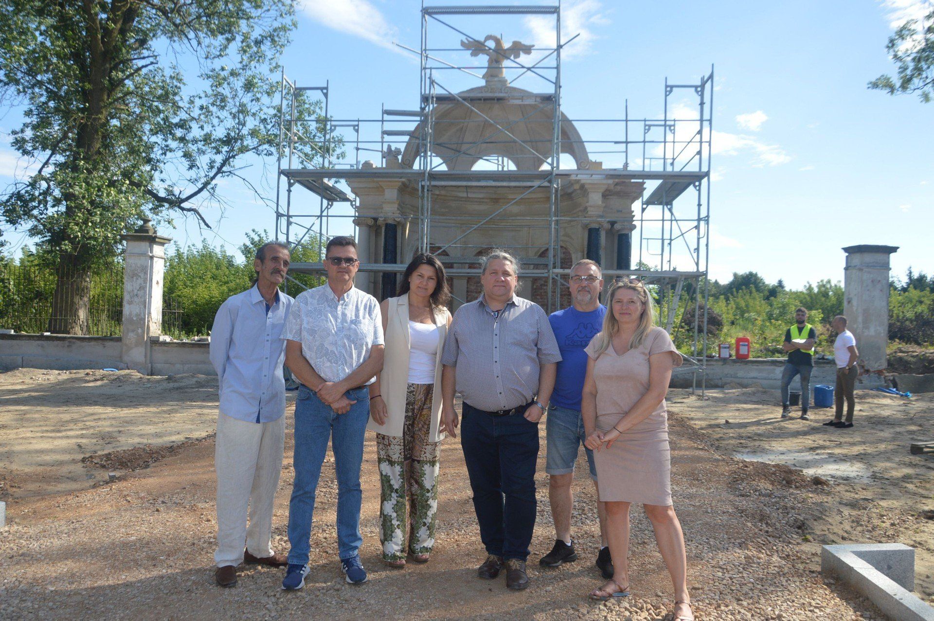 Spotkanie przed konecką gloriettą