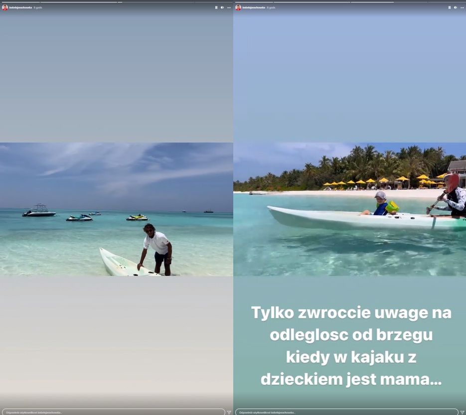 Izabela Janachowska na wakacjach 