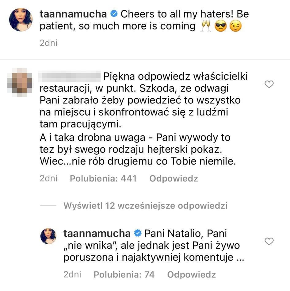 Usunięte już wpisy Anny Muchy