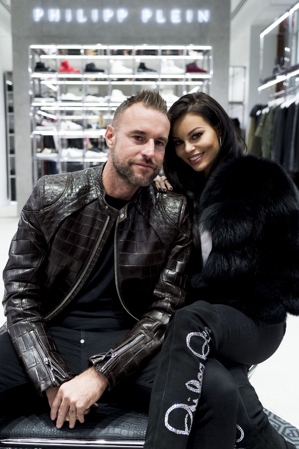 Philipp Plein i Justyna Gradek
