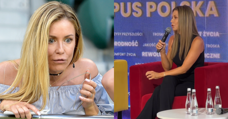 Małgorzata Rozenek wkracza w NIEBOTYCZNIE WYSOKICH butach na Campus Polska. Perfekcyjna stylizacja? (ZDJĘCIA)