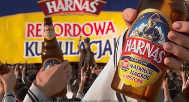 „Rekordowa kumulacja” w promocji piwa Harnaś (wideo)