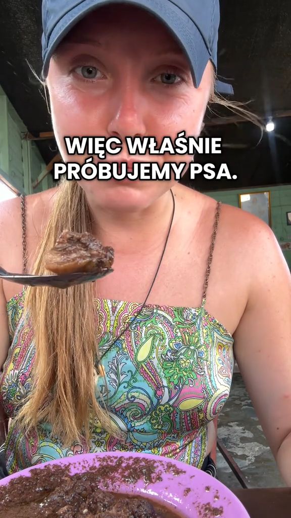 Influencerka spróbowała psa w indonezyjskiej restauracji