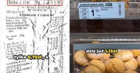 Spojrzał na paragon z Biedronki. Oto reakcja