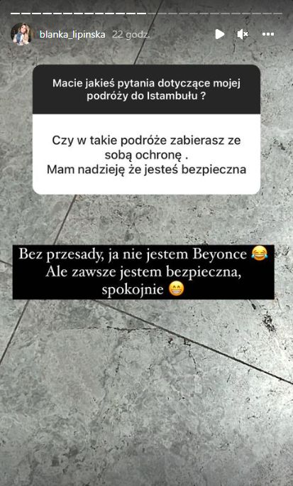 Blanka Lipińska utknęła na lotnisku w Turcji. Zdradziła też, jak jej się tam podobało