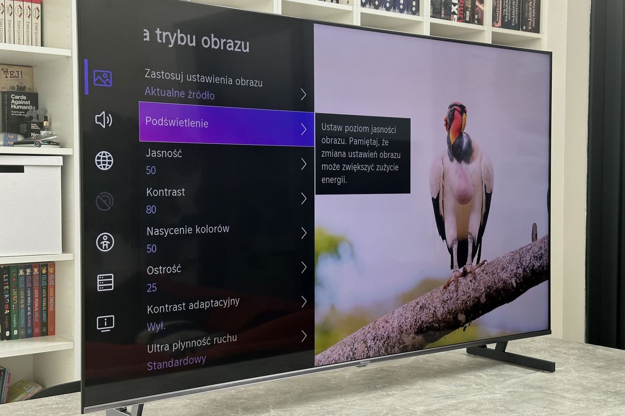 Hisense ULED 65U6KQ - vida ustawienia