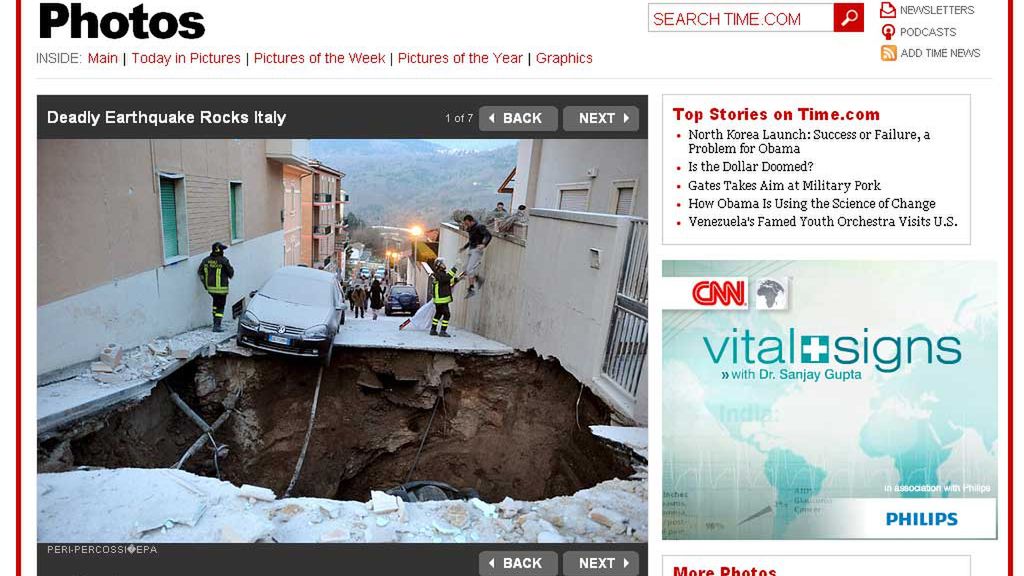 Trzęsienie ziemi we Włoszech 1