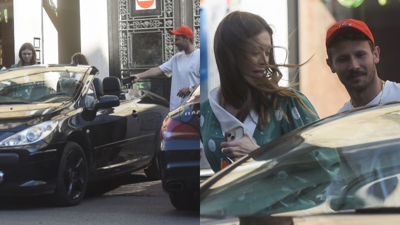 Joanna Opozda buszuje po butiku i gawędzi w restauracji z Mateuszem Banasiukiem