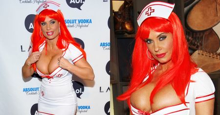 Halloween według Coco Austin: seksowna pielęgniarka, seksowna uczennica, seksowna diablica… (ZDJĘCIA)