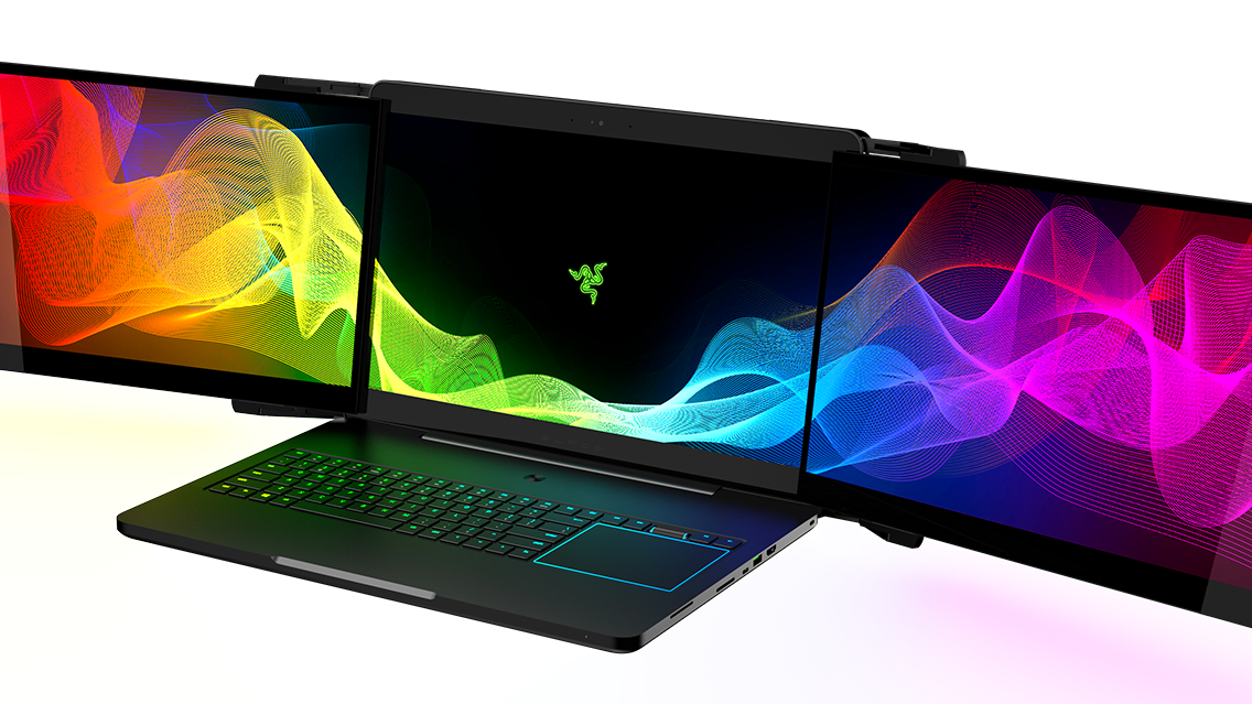 Razer Valerie: prototypowy laptop z trzema ekranami IGZO UltraHD 1