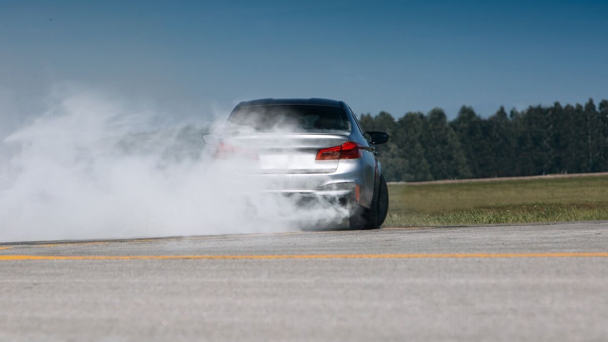 Drift kierowcy BMW