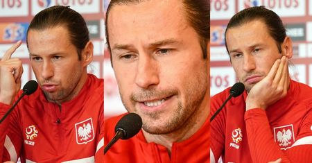 Euro 2020. Smutny Grzegorz Krychowiak kaja się na konferencji prasowej: "Nie chcę wychodzić na KLAUNA"