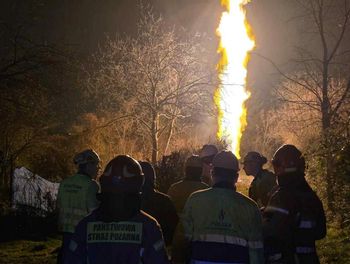 Wyciek gazu Krakowie. Słup ognia sięgał 20 metrów
