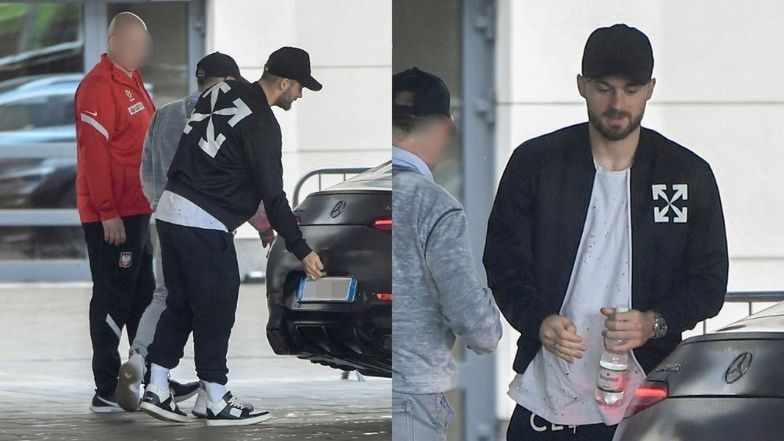 Piłkarze reprezentacji Polski w drodze na zgrupowanie