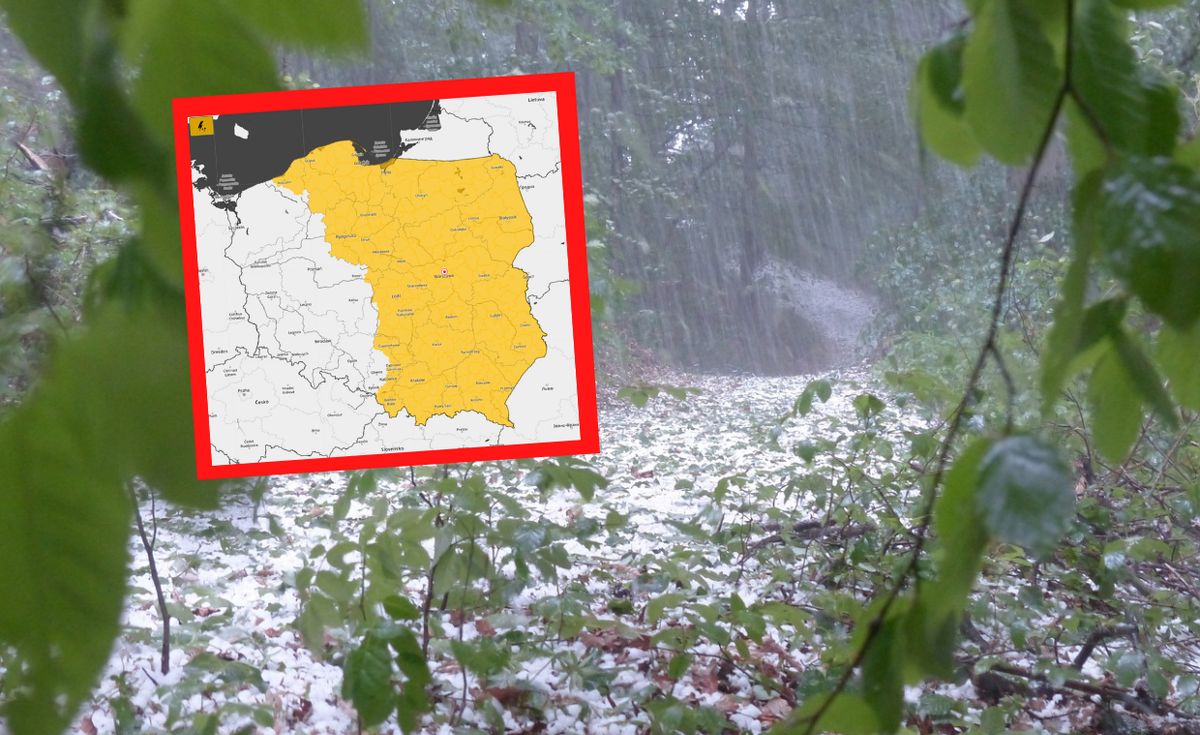Silne burze nad Polską, ostrzeżenia dla 12 województw