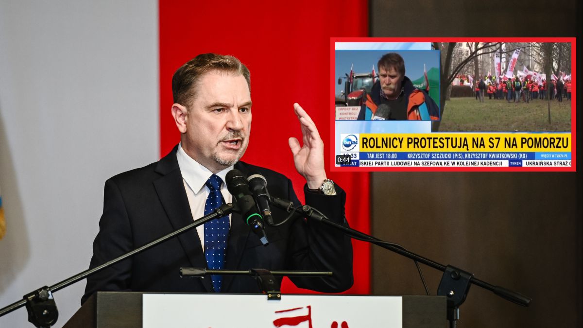 Ostra wypowiedź jednego z protestujących rolników