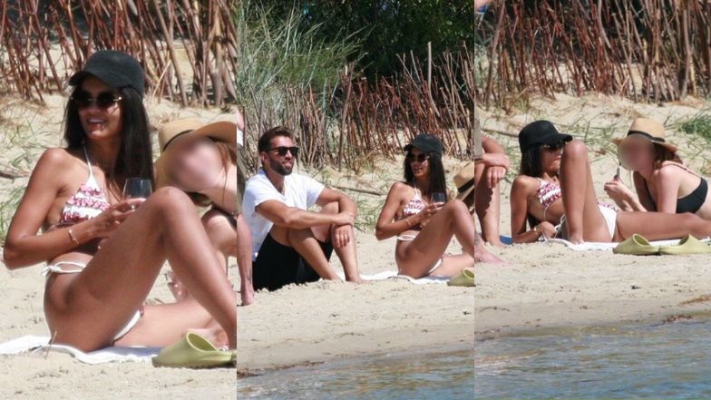 Klaudia El Dursi na plaży w Chałupach