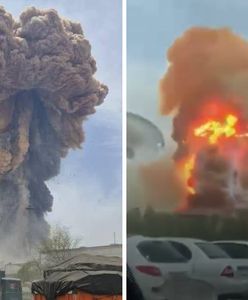 Ogromna eksplozja w Iranie. Kula ognia na niebie