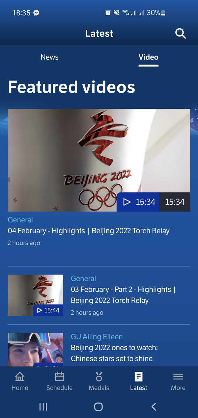 Oficjalna aplikacja Olympics