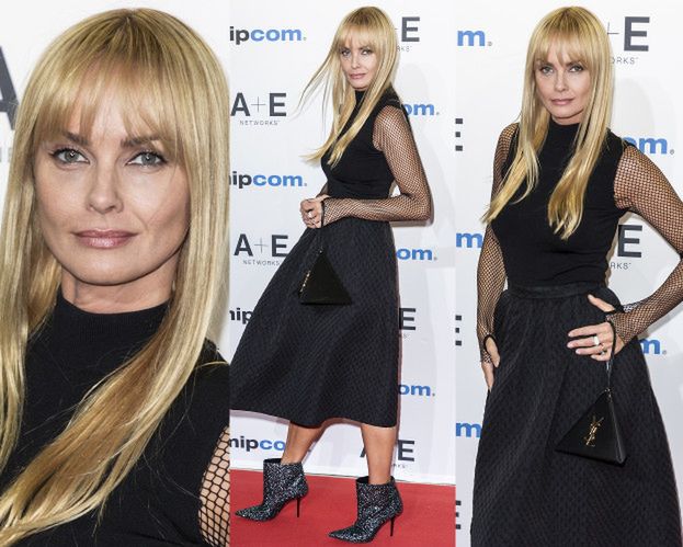 Skromna Izabella Scorupco promuje serial na targach w Cannes