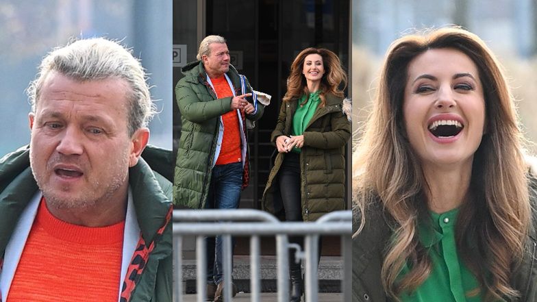 Jarosław Jakimowicz i UCHACHANA Agnieszka Oszczyk piją kawę