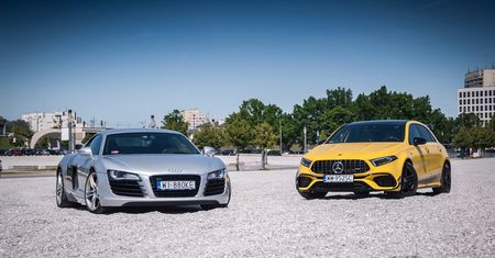 Test: Mercedes-AMG A 45 S (2020) kontra Audi R8 4.2 (2007) – wojna pokoleń