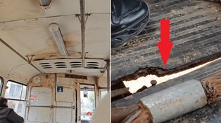 Miasto pod rosyjską okupacją. Tak wygląda transport publiczny