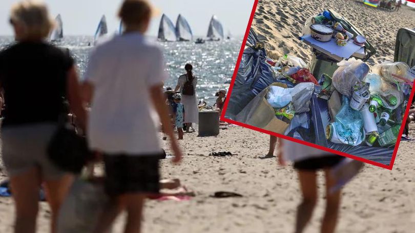 Skandaliczne zachowanie na plaży. Sikanie do jeziora i "piwkowanie" rodziców