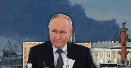 Dym nad Petersburgiem. Kreml: nie wpłynie to na harmonogram Putina