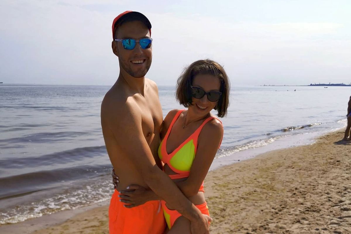 Na zdjęciu: Jerzy Janowicz i Marta Domachowska
