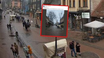 10:15 na Krupówkach. Aż wyjął telefon i zaczął pytać