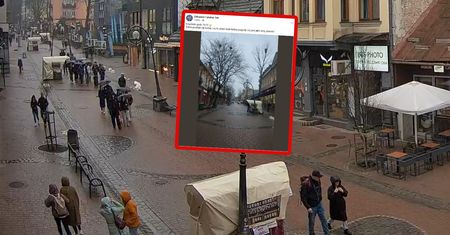 10:15 na Krupówkach. Aż wyjął telefon i zaczął pytać