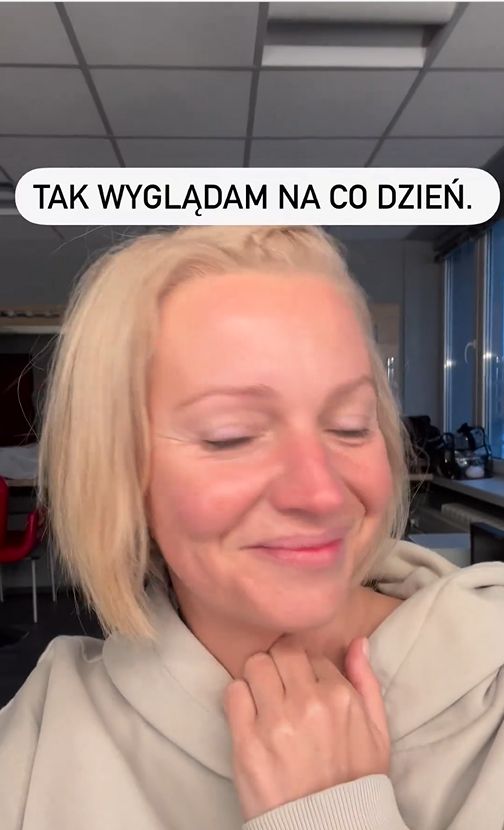 Dorota Szelągowska bez makijażu
