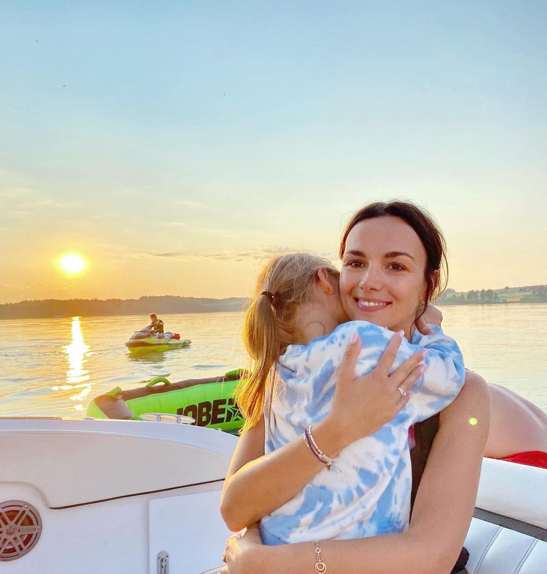 Paulina Krupińska z dziećmi
