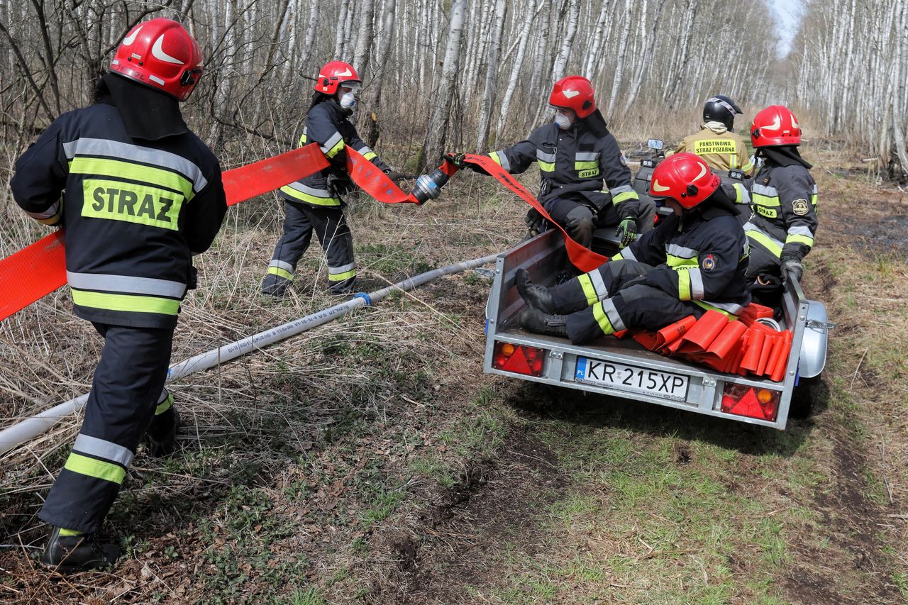 Biebrzański Park Narodowy. Straż pożarna przekazuje dobre informacje dotyczące pożarów