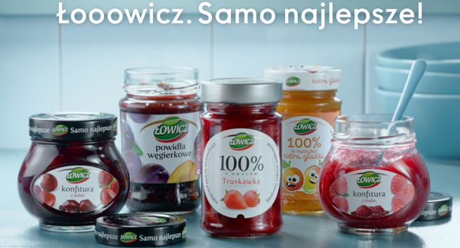 „Samo najlepsze!” w kampanii dżemów, konfitur i powideł Łowicz (wideo)