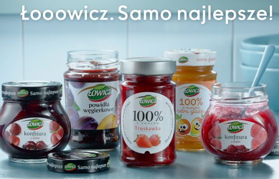 „Samo najlepsze!” w kampanii dżemów, konfitur i powideł Łowicz (wideo)