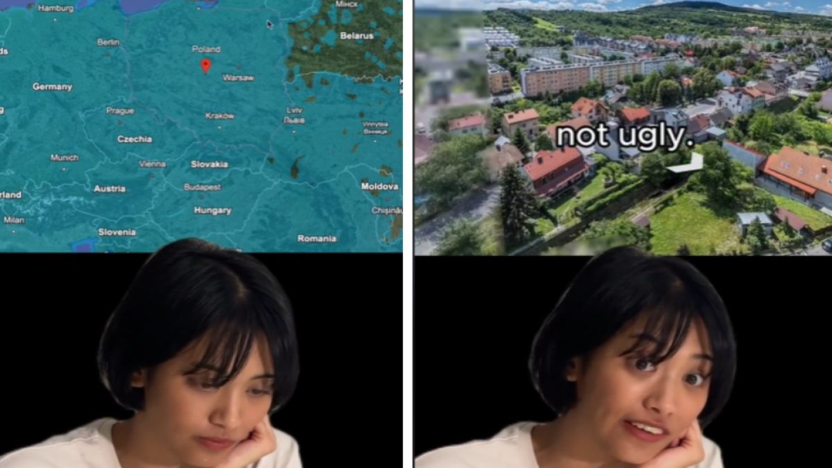 TikTokerka odwiedziła Polskę za pomocą Google Earth