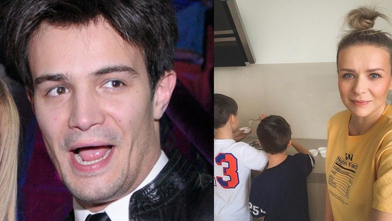 Aneta Zając pokazała, jak nowy partner bawi się z jej synami