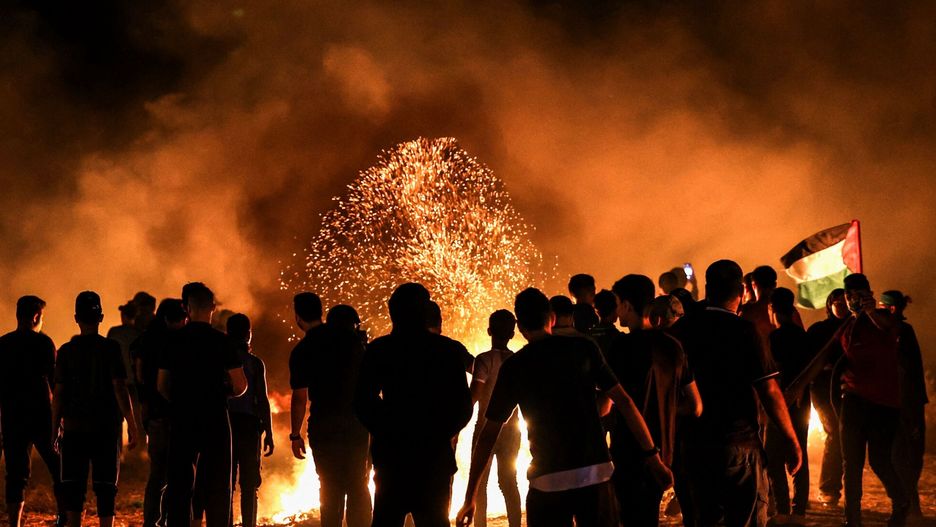 Palestyńczycy protestują na granicy Strefy Gazy i Izraela