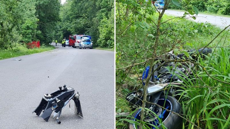 Nie żyje 24-letni motocyklista