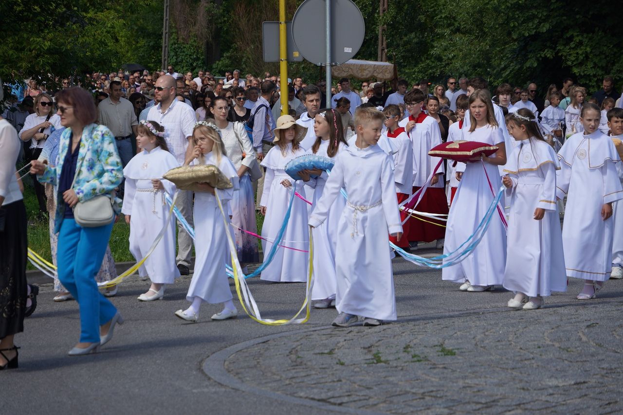 Boże Ciało, Procesja Parafia pw.  Św Rafała Kalinowskiego w Pile