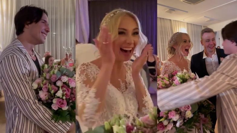 Dawid Kwiatkowski niespodziewanie zjawił się na weselu fanki