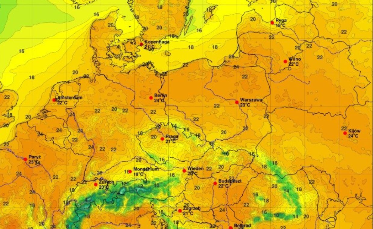  Prognoza pogody na najbliższe dni